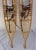 Wood Vintage Ash, Sinew & Leather Lund Snowshoes Cottage Style For Sale - Image 7 of 9