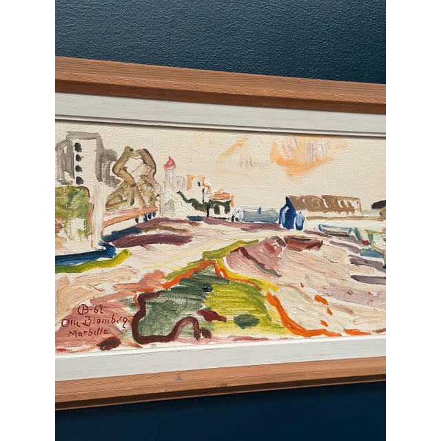 Olle Blomberg, Marbella, 1969, Oil on Canvas, Framed For Sale - Image 10 of 17
