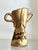 Mid-Century Modern Vintage Ceramic Gold Plated Last Place Trophy For Sale - Image 3 of 12