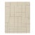Rug & Kilim’s Modern Rug with Cream High-Low Geometric Patterns - 6x9 For Sale