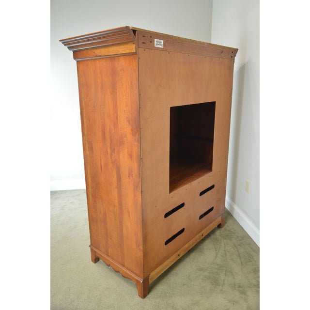 Ethan Allen "Maison" Collection French Country Style Cherry Tv Armoire