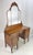 Depression era vanity that would make an elegant addition to any bedroom or dressing suite. This piece balances Art Deco...