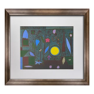 Paul Klee Full Moon in the Garden 1940s Lithograph Limited Edition Coa For Sale