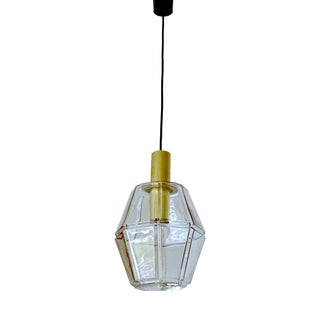 Vintage Pendant Light in Glass from Limburg For Sale