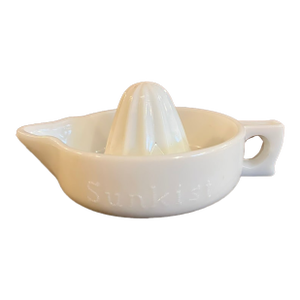 Vintage Milk Glass Sunkist Juicer