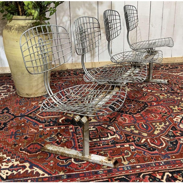 Trellis Series Four-Seater Bench by Michel Cadestin for Beaubourg, 1970s For Sale - Image 7 of 18