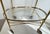 Century Italian Brass 3 Tier Bar Cart, With Glass Shelves, 1970s For Sale - Image 10 of 16