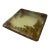 Vintage Lucite Resin Trivet Tray | Large 9.5” Square For Sale
