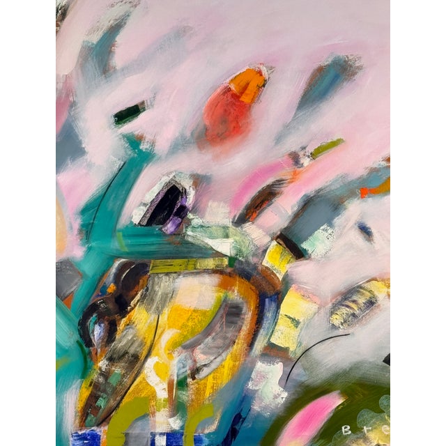 2020s Madi Gras, Original Painting by James Brewer, Framed For Sale - Image 5 of 5