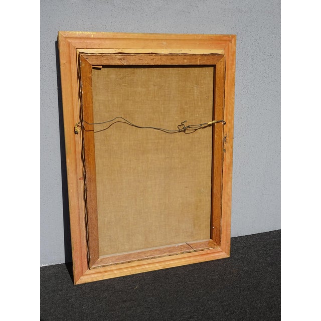 Large 43.5"x31 Vintage French Country Gold Ornate Picture Frame For Sale - Image 12 of 12