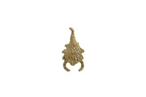 Vintage African Bronze Gold Scorpion