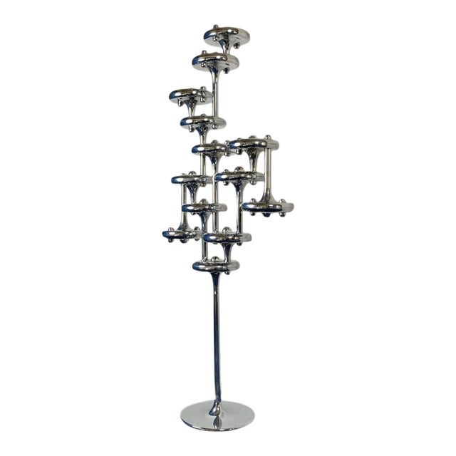 German Space Age System 2000 Floor Lamp by Fritz Nagel for Nagel, 1970s For Sale