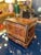 Metal 19th Century Walnut Burl Liquor Cabinet, Set of 21 For Sale - Image 7 of 14