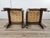 Set of Vintage Walnut Poufs with Padding, 1970 For Sale - Image 15 of 16