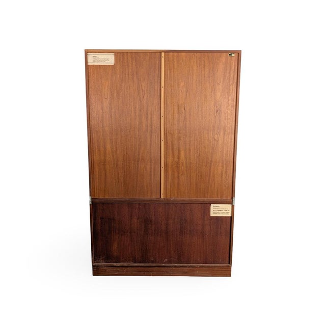 Wood Vintage Teak Display Cabinet by Gunni Omann for Omann Jun For Sale - Image 7 of 10