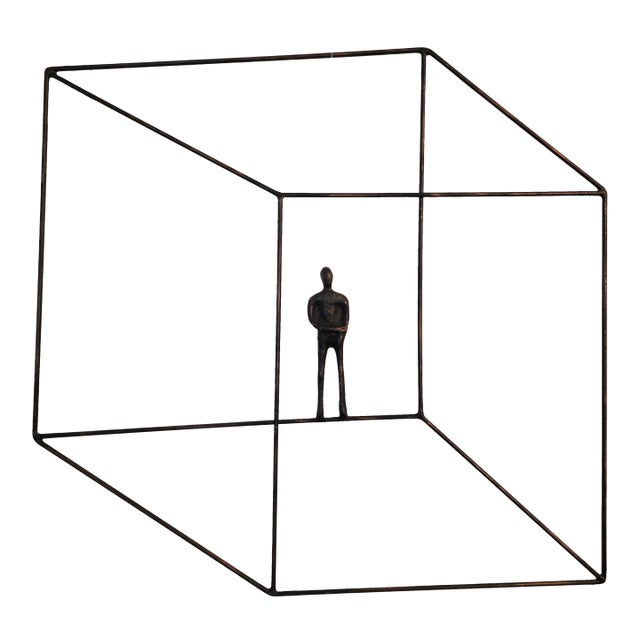 1990s Phillips Collection Perspective Square Standing For Sale