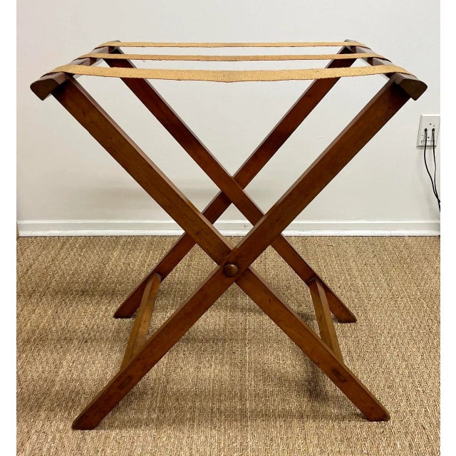 Antique Butler Tray Table in Pale Mahogany For Sale - Image 4 of 9