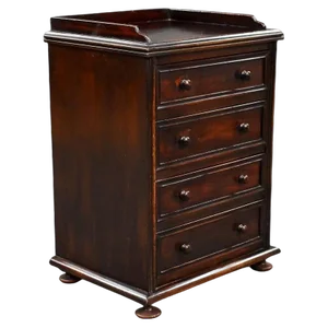 19th Century Mahogany Collectors Chest, 1890s