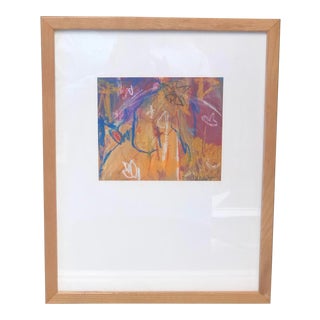 Contemporary Framed Abstract “Day by Day” by Ellen Reinkraut For Sale