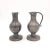 A pair of pewter pitchers, France circa 1800.