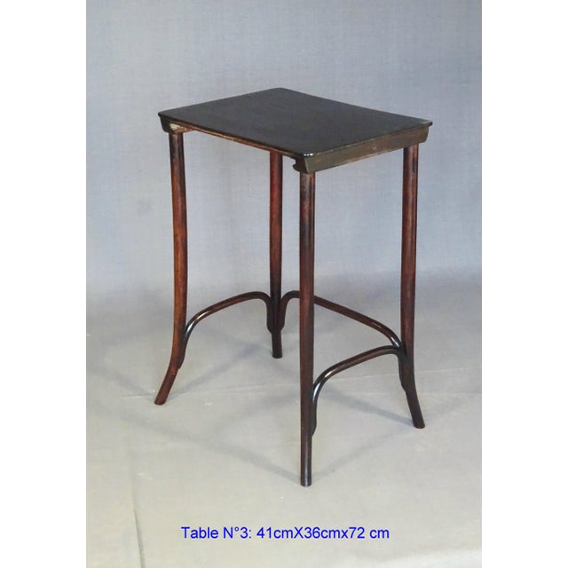 Nesting Tables by Siegel for Kohn, 1905, Set of 4 For Sale - Image 3 of 16
