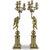 Empire Candelabra in Gilded Bronze, Set of 2 For Sale - Image 5 of 12