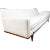 Mid 20th Century Mid Century Tuxedo Sofa in White Boucle For Sale - Image 5 of 9