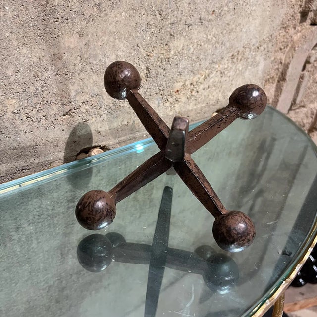 1960s 1960s Design Line Single Jack Patinated Bookend California For Sale - Image 5 of 7