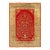 Pasargad DC Rust Original Antique Turkish Oushak Rug For Sale