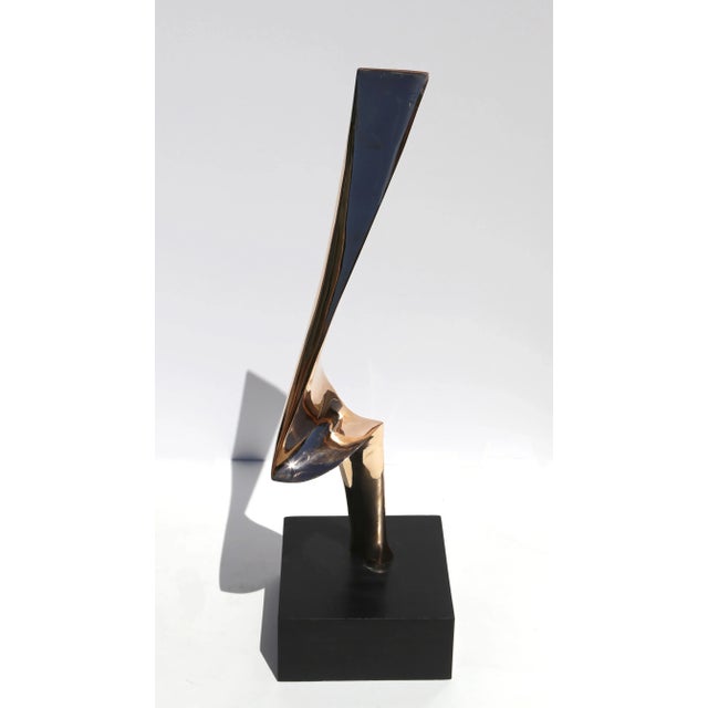 Flame Leonardo Nierman Medium: Bronze Sculpture, signature and numbering inscribed Year: 1968 Size: 28 x 6 x 6.5 in....