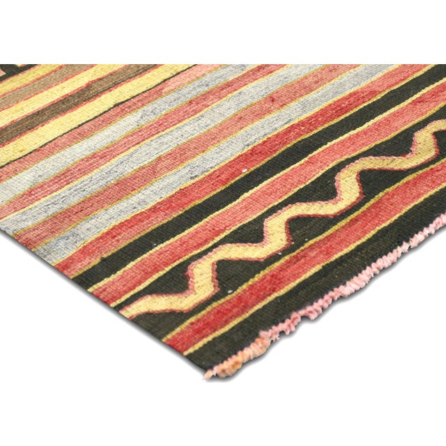 Traditional 1960s Turkish Kilim For Sale - Image 3 of 5