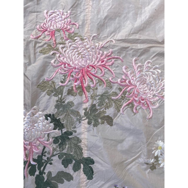 Vintage Chinese Silk Embroidery For Sale - Image 3 of 18