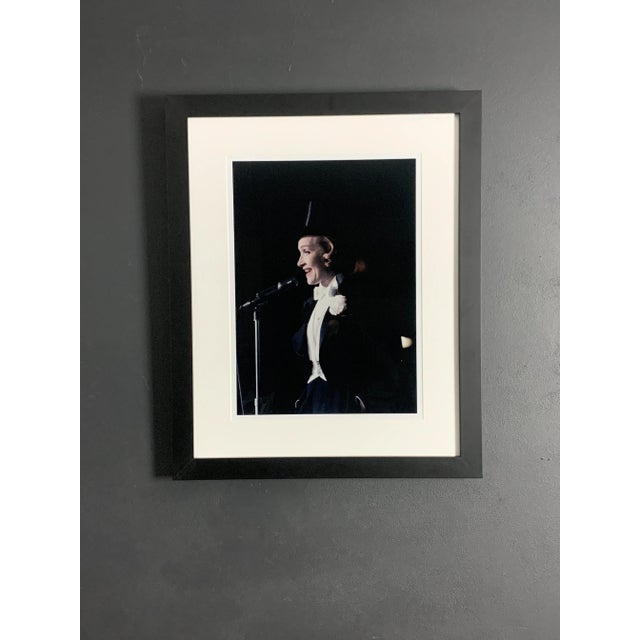 Printmaking Materials "Top-Hatted Chanteuse" Slim Aarons Getty Images C-Print, Framed 16x20 For Sale - Image 7 of 7