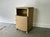 Vintage Bedside Cabinet in Champagne Gold Woven Fibre from Lloyd Loom, 1940s For Sale - Image 11 of 11