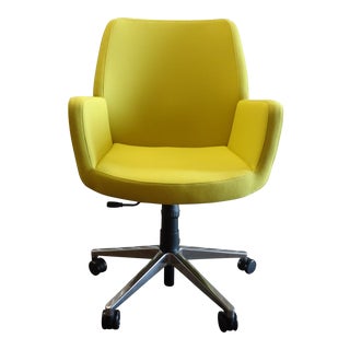 Brian Kane by Coalesse & Steelcase Modern Bindu Yellow Executive Conference Chair For Sale
