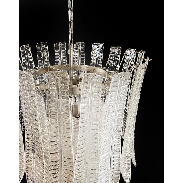Large Italian Murano Glass Chandeliers, 1990s, Set of 2 For Sale - Image 15 of 17