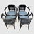 Elegant and rare set of four Vienna Secession armchairs, model no. 714, manufactured by Jacob & Josef Kohn and designed by...