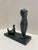 Figurative 1960s Larry Mohr Abstract Figurative Sculpture Bronze on Stone Base Signed For Sale - Image 3 of 9