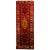 Vintage Anatolian Red and Yellow Geometric Wool Runner For Sale - Image 9 of 9