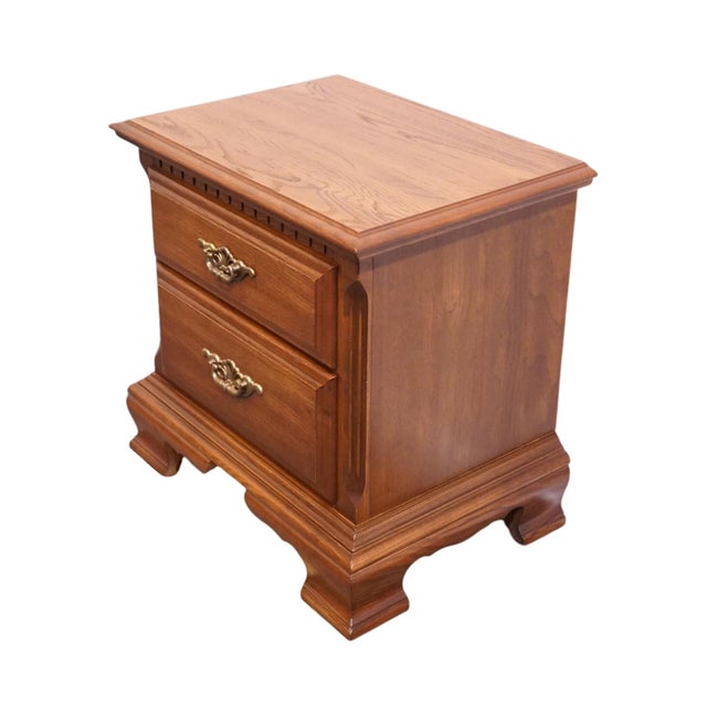 SUMTER CABINET Co. Sterling Oak Collection Country French 25" Two Drawer Nightstand 1805 24" High 25" Wide 17.5" Deep We...