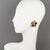 Richard Kerr designed these lovely statement clip-on earrings in the 1980s. They are made of his signature pave...