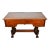 1880s Antique American Empire Mahogany Partner Writing Desk / Office Desk For Sale