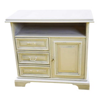 Small White Wooden Sideboard For Sale