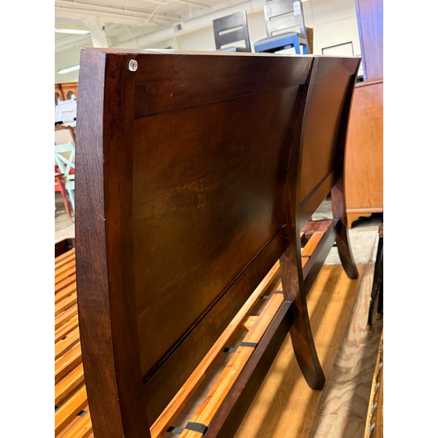 Crate & Barrel Eastern King Platform Bed Frame For Sale - Image 12 of 12