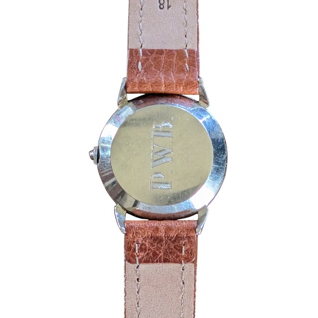 1940s 1940s Omega "Bumper" Automatic Men's Wrist Watch For Sale - Image 5 of 7