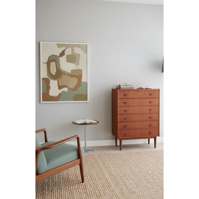 Danish Teak Chest of 6 Drawers, 1960s For Sale - Image 4 of 8
