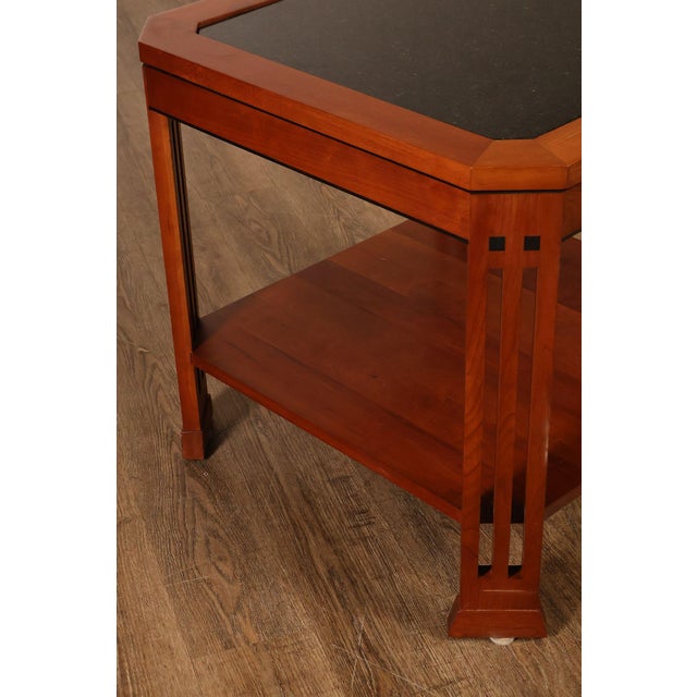 Wood Stickley 21st Century Collection Cherry End Table For Sale - Image 7 of 18