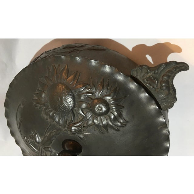 Vintage Kayserzinn Art Nouveau Pewter Dish & Lid For Sale In New York - Image 6 of 13