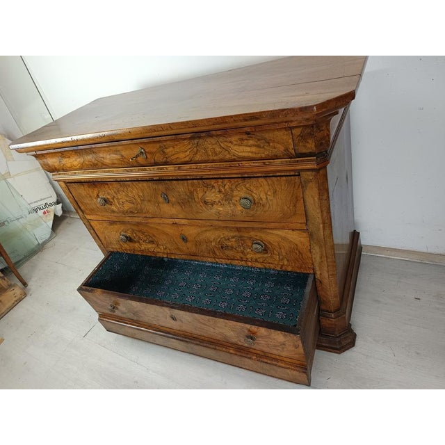 Tan Antique Louis Philippe Chest of Drawers For Sale - Image 8 of 18