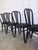 Mid-Century Modern Black Dining Chairs from Stol Kamnik, Former Yugoslavia, 1970s, Set of 6 For Sale - Image 12 of 18